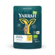 Bio Filet mit Huhn in Sauce 85g Katze Nassfutter Yarrah