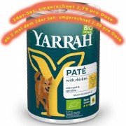 24er-SET Bio Pate mit Huhn 400g Hund Nassfutter Yarrah