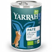 Bio Pate mit Fisch 400g Katze Nassfutter Yarrah