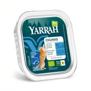 Bio Bröckchen mit Fisch 100g Katze Nassfutter Yarrah